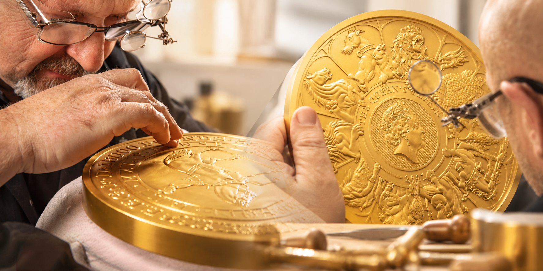 Craftsmanship behind British gold coins